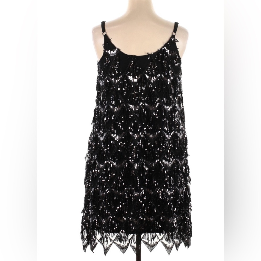 Torrid Black Sequin Dress